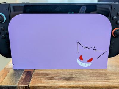Minimalist Gengar Nintendo Switch 2 Dock Cover Faceplate