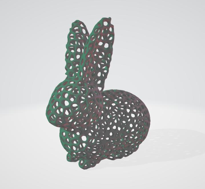 Easter bunny - Voronoi