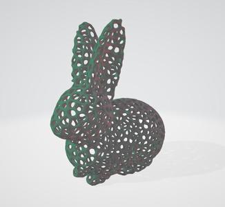 Easter bunny - Voronoi