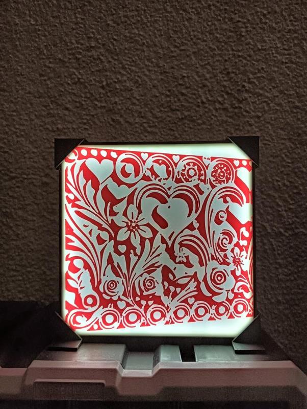 Valentine Lamp/Deco (DIY) With Easy Solution To Change Front !