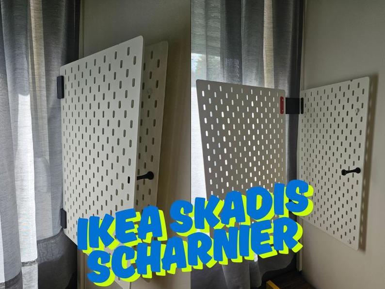 Hinges for Ikea Skadis (40mm spacing)