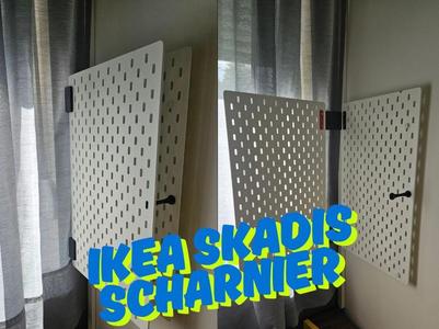 Hinges for Ikea Skadis (40mm spacing)