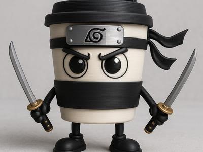 Cappuccino Assasino Brainrot + cup holder