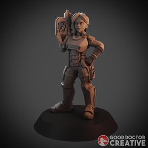 Selcao - Dawn Female Sci Fi Soldier