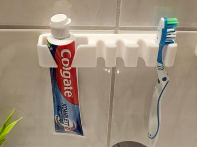 Toothbrush Holder & Toothpaste Family Minimalist