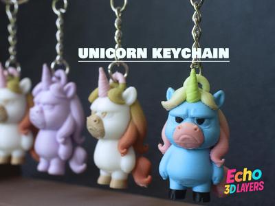 Unicorn keychain