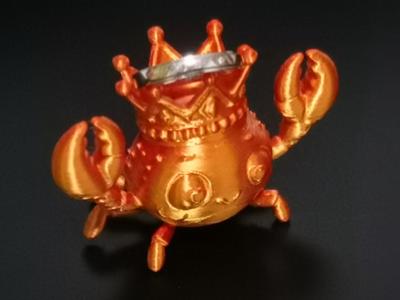 Crab with Crown Trinket Holder   