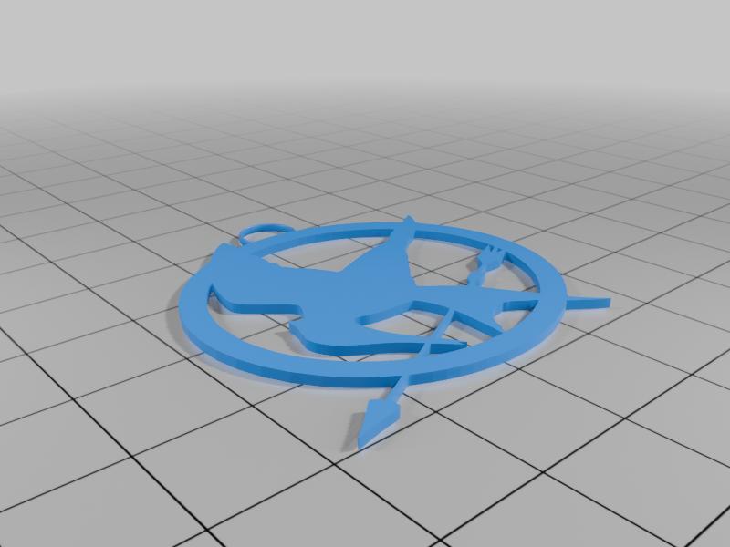 Hunger games keychain
