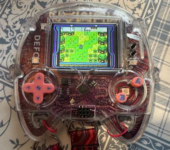 Defcon 32 Badge D-pad and AB-buttons #DC32