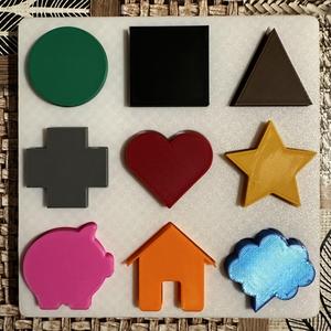 Cut - out shapes plate