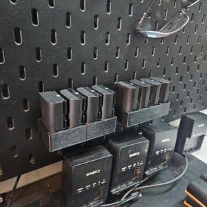 IKEA Skadis Canon LP-E6 Battery Holder (4 Batteries)