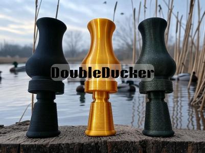 DoubleDucker Double Reed Duck Call (100% 3D Print)