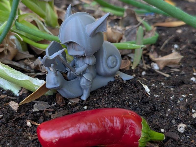 Stone Snail Knight - Garden