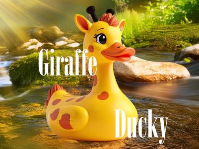 GIRAFFE RUBBER DUCK