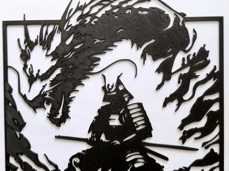 Samurai with Dragon