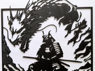 Samurai with Dragon