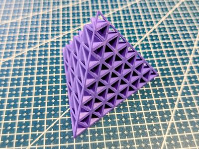 Triangle Mirage Pyramid – Optical Illusion Print