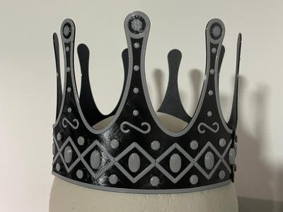 Adjustable TPU Crown, Flat Print