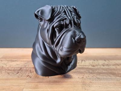 Shar Pei Bust