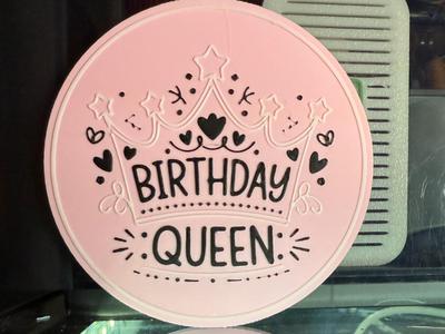 BIRTHDAY QUEEN COASTER