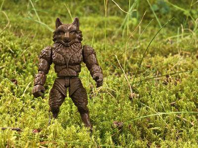 Articulated Retro Werewolf Warrior Action Figure