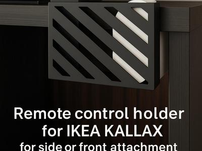 Dual-Side Remote Holder – for IKEA KALLAX Shelves