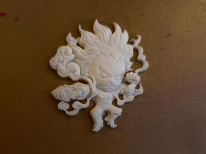 One Piece Anime Luffy Zoro gear 4 forms Magnets