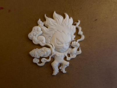 One Piece Anime Luffy Zoro gear 4 forms Magnets