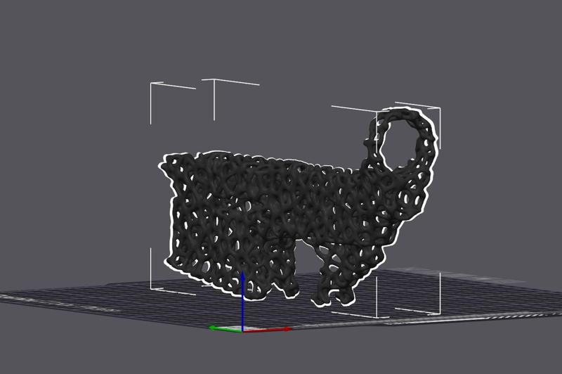 AR15 Lower Receiver - Voronoi mock-up Man Cave Wall Art