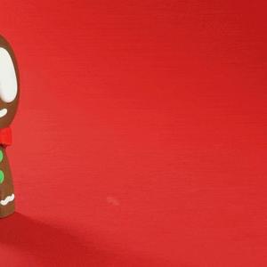 Gingerbread Blobs - Mini Modular Articulated Man Woman Art Toy