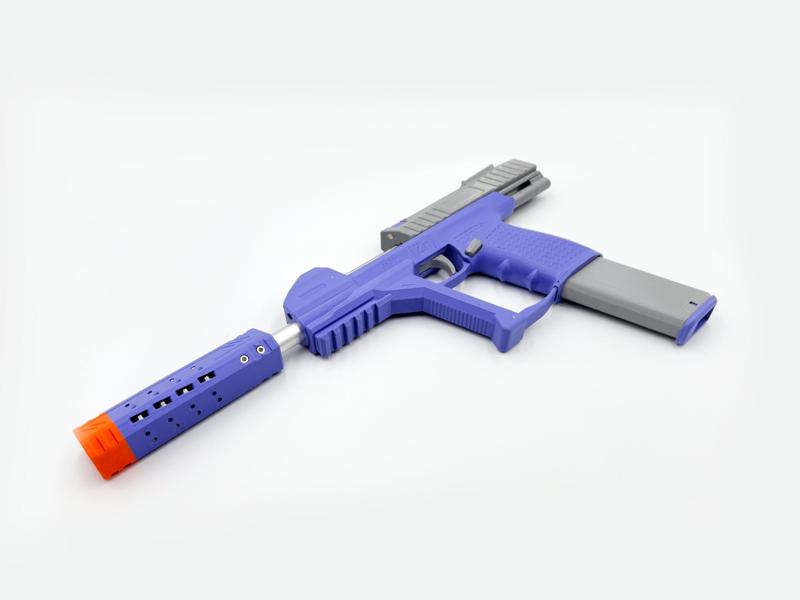 Nerf Pistol Znc Aus - High-Powered Mag-Fed Foam Dart Blaster