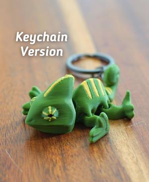 Crazy Chameleon - Articulated Fidget Chameleon - Ludo 3D toy