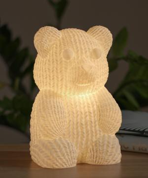 WarmHug Teddy Bear Knitted Lamp – Cozy 3D Printable Teddy Bear Light