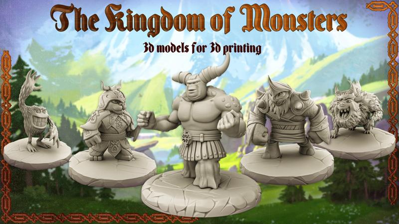 The Kingdom of Monsters 3D Model Collection