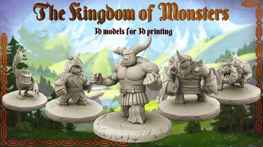 The Kingdom of Monsters 3D Model Collection