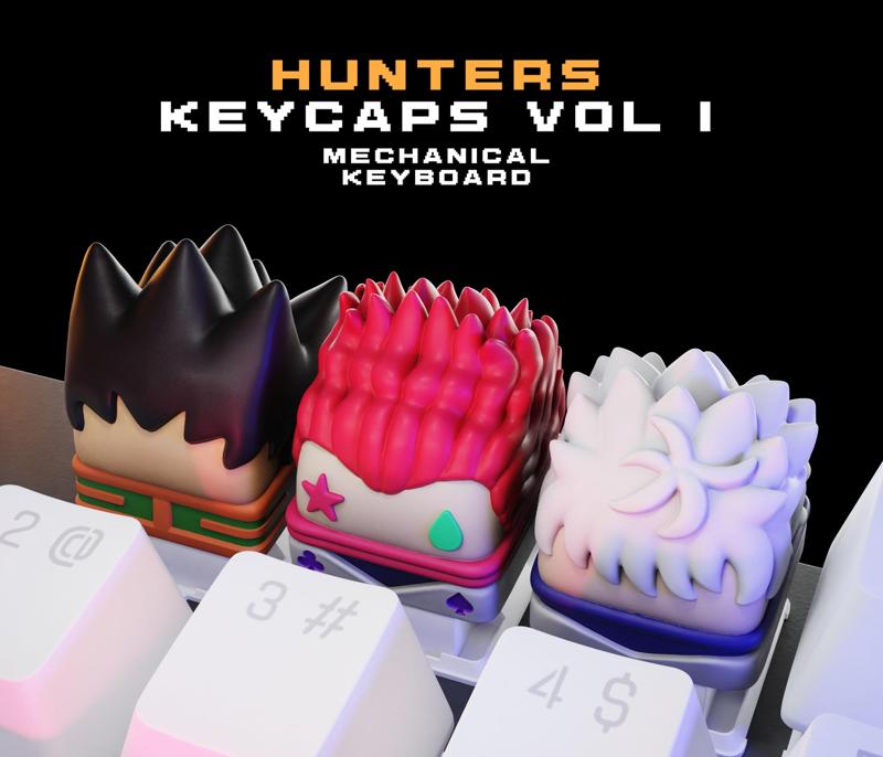 Hunters X Keycaps collection  - Mechanical Keyboard