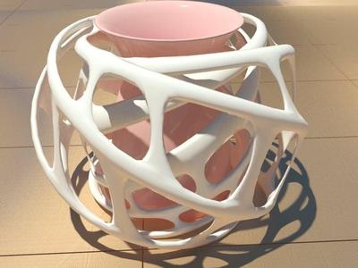 swirl- vase