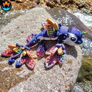Flutterphin, Cinderwing3d, Fairy Flutter Articulated Dolphin