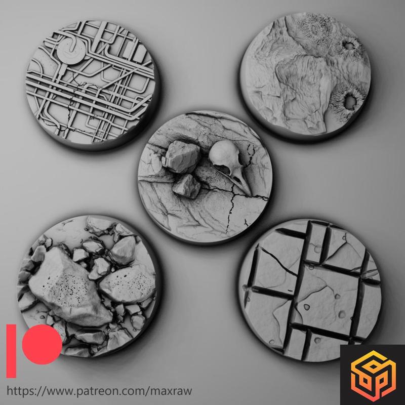 Round Bases - Set C - Free sample (x1)