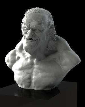 Scary old dude bust !