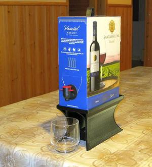 Wine box stand
