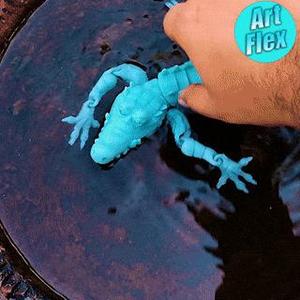 Cute Flexi Print-In-Place-Crocodile