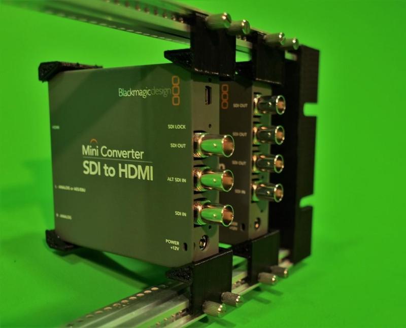 Blackmagic Mini Converter mount for Eurorack