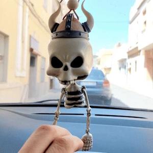 Flexi Skull Car Ornament - 3D Halloween Printable Design