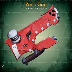 Zeri Gun Cosplay League of Legends - STL File