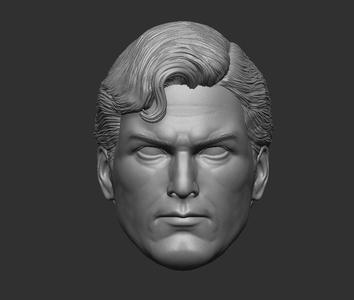 Superman Christopher Reeves - Head for Action Figures