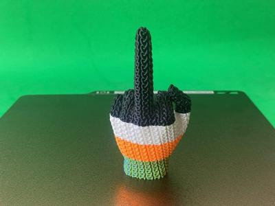 Crochet Pattern Middle Finger, Cute Knitted