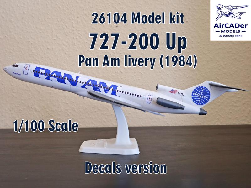 26104 Model kit Boeing 727-200 Up