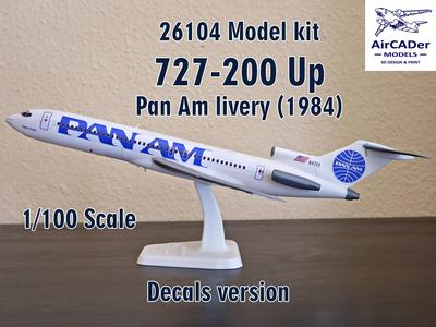 26104 Model kit Boeing 727-200 Up