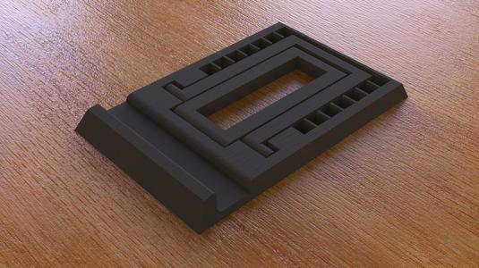 iPhone Stand Redesign for less material & less time 